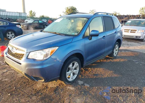 2016 Subaru Forester 2.5I Premium из США, поврежденный, VIN JF2SJADC0GH473409